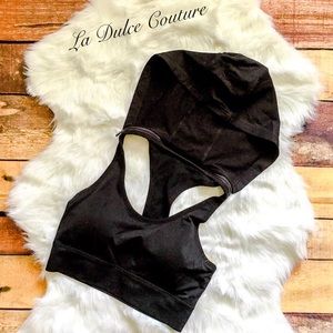 Women’s Sports Bra with Detachable Hoodie